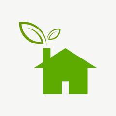 Eco house icon from ecology line collection isolated on white background. Trendy and modern eco house symbol for logo, website, application. Eco house icons for graphic and web design