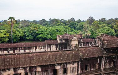Angkor is a region near the city of Siem Reap in Cambodia, which was the center of the historic Khmer kingdom of Kambuja from the 9th to the 15th centuries.