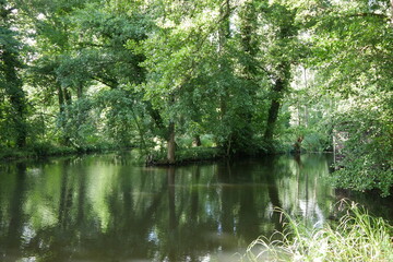 Alte Elde in Grabow (Elde) in Mecklenburg-Vorpommern