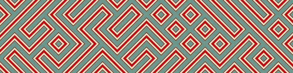 Abstract Geometric Pattern generative computational art illustration