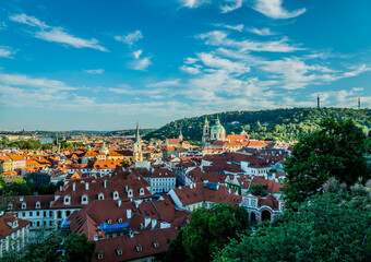 Prague panorama from Prague Castle Hill