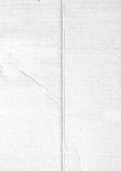 Obraz premium folded paper for poster texture. Blank white crumpled and wrinkled paper template for background. paper full of dust for overlay