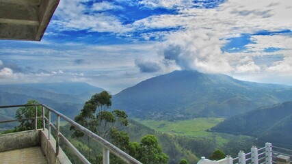 panorama of the mountains