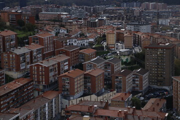 View of Bilbao from a hill