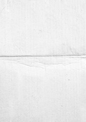 Obraz premium folded paper for poster texture. Blank white crumpled and wrinkled paper template for background. paper full of dust for overlay