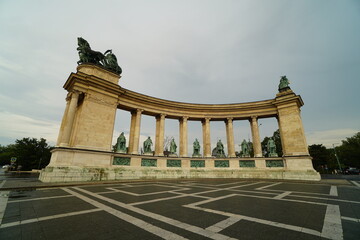  budapest, hungary, Hősök tere, piazza degli eroi