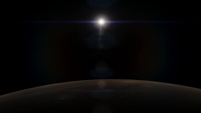 HD footage of Planet. Universe animation. 