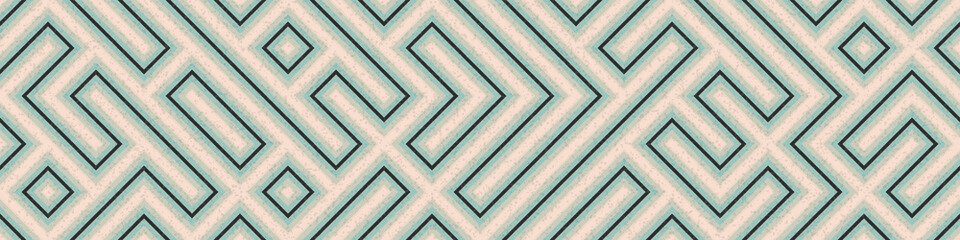 Abstract Geometric Pattern generative computational art illustration