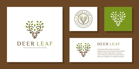 deer leaf logo