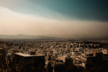 Obraz premium View of Athens city in Greece