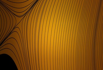 Dark Orange vector template with wry lines.