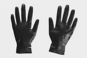 Obraz premium Realistic 3D Render of Latex Gloves