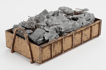 Realistic 3D Render of Skip