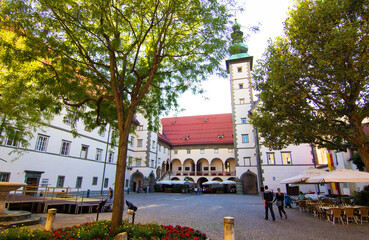 The county house Landhaus in Klagenfurt, the capital of Carinthia. Seat of the Carinthian...