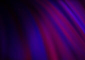Dark Purple vector pattern with liquid shapes. Modern gradient abstract illustration with bandy lines. The template for cell phone backgrounds.