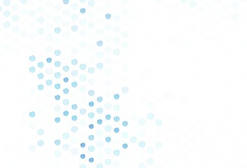Light BLUE vector template with bent lines.