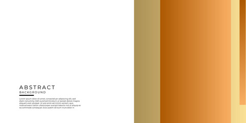 Obraz premium Simple white gold brown abstract presentation background. Vector illustration design for business corporate presentation, banner, cover, web, flyer, business card, poster, game, texture, slide, magz