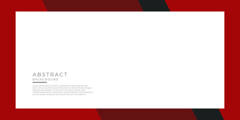 Modern black red abstract geometric background for presentation design