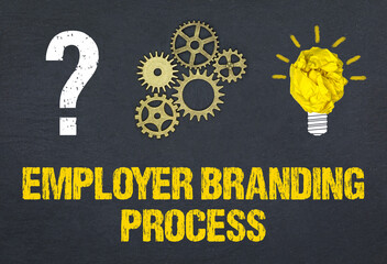 Obraz premium Employer Branding Process 