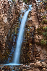 Photo of the Garganta del Diablo waterfall in Tilcara, Jujuy, Argentina. Quebrada de Humahuaca