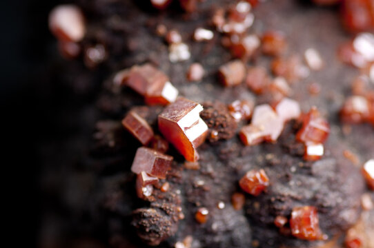 vanadinite crystals mineral samples