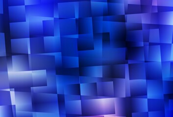 Light BLUE vector backdrop with rhombus.