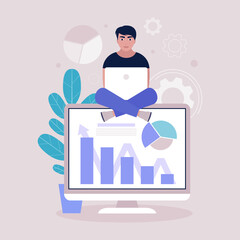 Business analysis concept