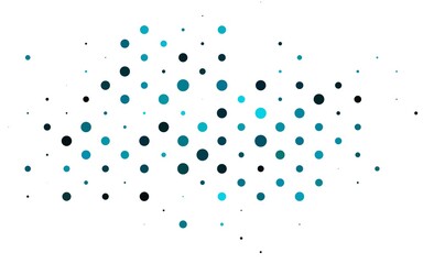 Light BLUE vector background with bubbles. Abstract illustration with colored bubbles in nature style. Pattern of water, rain drops.