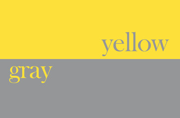 color 2021 yellow and gray