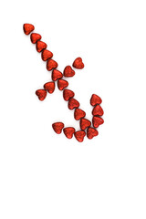 Heart arrow on Valentine's Day