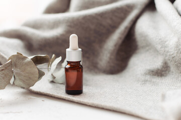 Whey for natural skin care. Natural facial cosmetics. DIY cream.