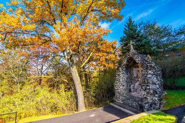 Naklejka premium Holy Hill - Basilica and National Shrine of Mary Help of Christians in Wisconsin of USA