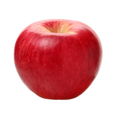 Red apples isolated on white background