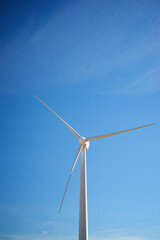 Sustainable wind energy concept view