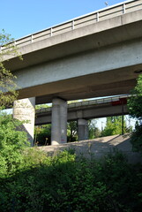 Obraz na płótnie Canvas Autobahnbrücke