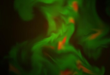 Dark Orange vector glossy abstract background. © smaria2015