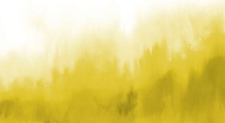Obraz na płótnie Canvas Abstract Illuminating yellow Watercolor background with space for text or image. 