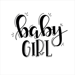Baby born motivational quote Hand drawn typography poster set. Conceptual handwritten phrase craft T shirt hand lettered. VectoBaby born motivational quote Hand drawn typography poster set. Conceptual