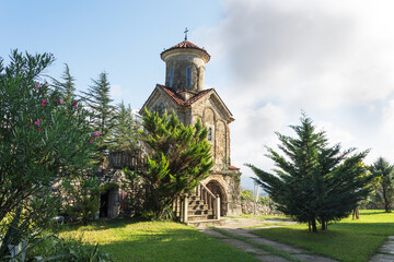 Fototapeta na wymiar Martvili monastery of Chkondidi, Georgia.