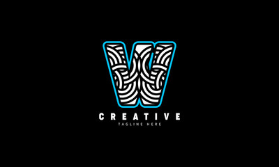 Letter W Monogram Logo