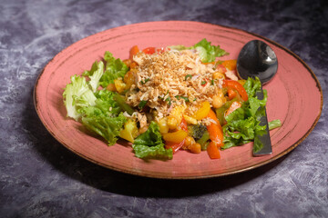 Ketogenic diet concept. A set of products of the low carb keto diet