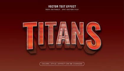 Bold titans text effect