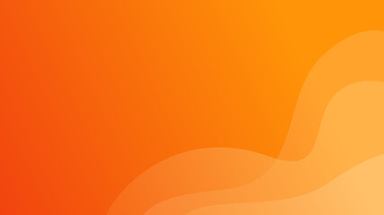 Orange abstract background presentation template