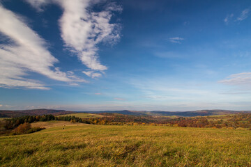 landscape with sky and clouds