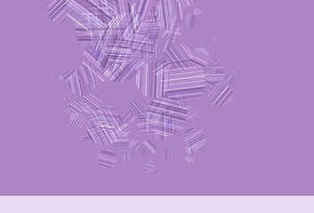 Light Purple vector background with bubbles.
