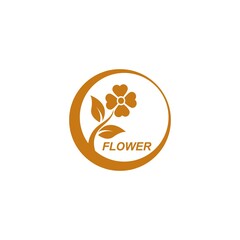  flower Logo Template vector icon illustration