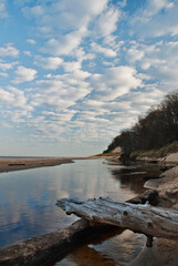 506-34 Clouds over PJ Hoffmaster Shore
