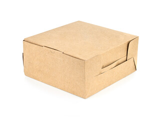Cardboard Box isolated on a White background