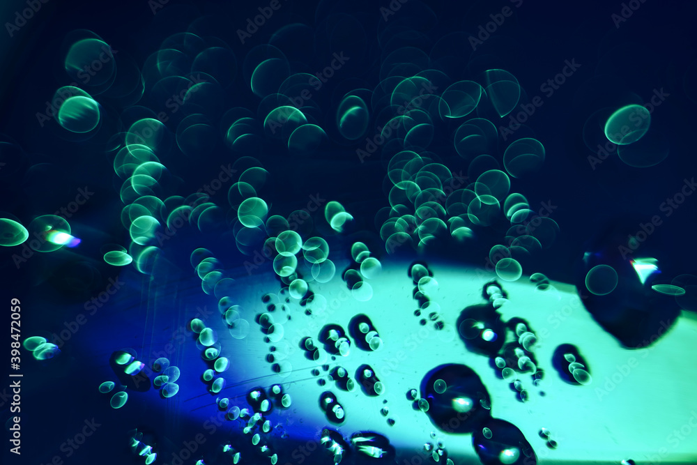 Poster Beautiful bokeh abstract colored  Background texture for design.