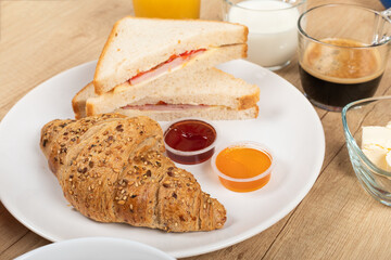 Delicious homemade breakfast